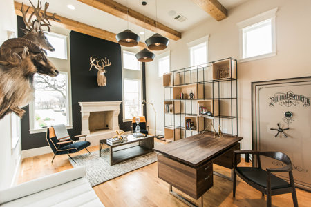 Modern Rustic Office Design Photo by Urbanology Designs | Wayfair